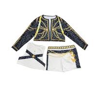 Jilijia Rumi Cosplay Costume Mira Cosplay Print Stage Costume Full Set Zoey Anime Uniform Halloween Carnival Party Performance Outfits for 110-160cm