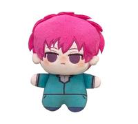 Jilijia Saiki Kusuo Plush Pillow Anime Soft Stuffed Figure 10cm Cartoon Character Handmade Mini Throw Pillow Home Sofa Decoration