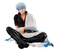 Jilijia Sakata Gintoki Figure 9CM Mini Sitting Position Statue Anime Action Figure Character Model PVC Sculpture Collectable Dekoration Gift For Fans