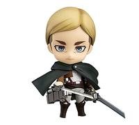 Jilijia The Final Season Levi Figure Levi Statue Eren Jaeger/Hange Zoe/Erwin Smith Character Model Giant Changeable Face Figurine Collection of Ornaments