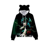 Jilijia Unisex My Hero Academia Cosplay Costume Anime Hoodie Tokyo Ghoul Sweatshirt Autumn Winter Long Sleeve Hoodie