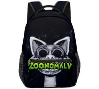 Jilijia Zoonomaly Backpack Anime Game Monster Big Smile Cat Bunny 3D Horror Game Zoo-nomaly Animal 3D Printed Schoolbag Laptop Bag Travel Bag
