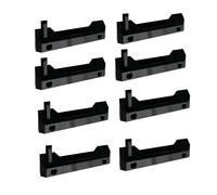 JILINWEI 8Pcs Mounting Feet for ToughBuilt StackTech Mounting Plate Brackets Cleats Compatible with ToughBuilt StackTech Black