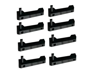 JILINWEI 8Pcs Mounting Feet for ToughBuilt StackTech Mounting Plate Brackets Cleats Compatible with ToughBuilt StackTech Black