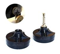 JILINWEI Addi Knitting Machine Adapter with Hex Bit Power Screwdriver Attachment for Drill,Quick Knit Power Adapter,Crank Handle Adapter for Addi Express(22 Needles)/King Size (46 Needles),Black