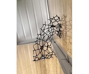 JILINWEI Tarantula Enclosure Accessories,Jumping Spider Praying Mantis Habitat Decor Climbing Moss Ribbon for Hide,Tarantula Pet Praying Mantis Webbed Moss Ribbon with Magnet,Black