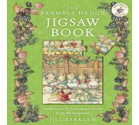 Jill Barklem The Brambly Hedge Jigsaw Book Hardback in White Jill Barklem White