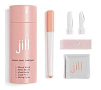 JILL Dermaplane Razor Starter Kit for Women | Facial Hair Removal Dermaplaning Kit Includes 1 Wand, 2 Sensitive Skin Razors & Cleaning Cloth
