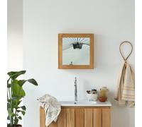Jill - Solid teak bathroom cabinet Natural
