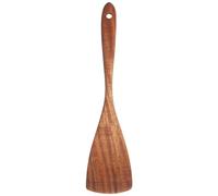 Jilla-hla Wooden Spatula Nonstick Turner Acacia Wood, Long Handle Flat Frying Spatulas Handmade for Kitchen Gifts, Ideal Cookware Utensils for Cooking Eggs, Fish, Pancakes