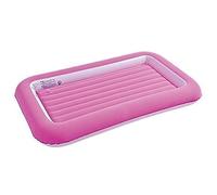 JILONG Childrens Kids Inflatable Safety Flocked AIRBED KIDDY Toddlers Camping Travel AIR Bed Mattress (Pink)