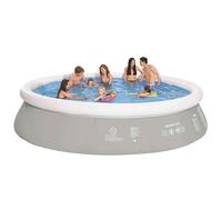 jilong round inflatable swimming pool 450x122cm in grey