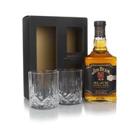 Jim Beam Black Gift Set with 2x Glasses Bourbon Whiskey