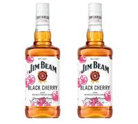 Jim Beam Red Stag Black Cherry Whisky, 700 ml x 2 Bottles