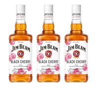 Jim Beam Red Stag Black Cherry Whisky, 700 ml x 3 Bottles