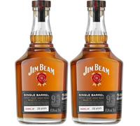 Jim Beam Single Barrel Craft Bourbon Whiskey, 70 cl (Pack of 2)