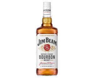 Jim Beam White Kentucky Bourbon Whiskey 1L