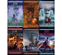 Jim Butcher The Codex Alera 6 Books Collection Pack Set RRP: £47.94 (First Lord's Fury, Academ''s Fury, Cursor''s Fury, Princeps'' Fury, Furies Of Calderon, Captain''s Fury)