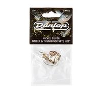 JIM DUNLOP 33P.020 Nickel Silver Finger & Thumbpicks .020"" 5/Player's Pack