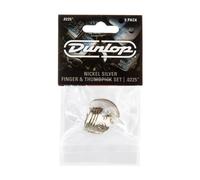 JIM DUNLOP 33P0225 Nickel Silver Finger & Thumbpicks 0225 5Players Pack