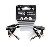 Dunlop MXR DCISTR03R Ribbon TRS Cable 3 Pack 8 cm Angled - Angled Patch Cable