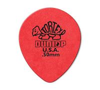 Jim Dunlop 413R.50 Guitar Picks, 0.50 mm, Red