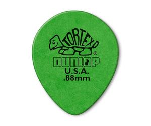 Jim Dunlop 413R.88 Guitar Picks, 0.88 mm, Green