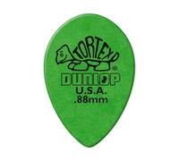 Jim Dunlop Guitar Picks 423R.88 Tortex Small Tear Drop 0.88 mm Green (36/Bag)