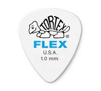 Jim Dunlop Dunlop Tortex Flex Standard 1.0mm Blue Guitar Pick-72 Pack 428R1.0