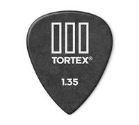 Jim Dunlop 462P135 1.35mm Tortex TIII Guitar Picks, 12-Pack