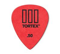 Jim Dunlop 462R.50 Tortex TIII, Red, .50mm, 72/Bag