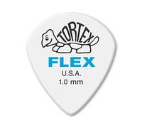 Jim Dunlop 466P1.00 Tortex Flex Jazz III Xl Picks, Set of 12 Pieces, White, 1.0 mm