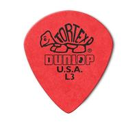 Jim Dunlop 472RL3 Guitar Picks, 0.50 mm, Red