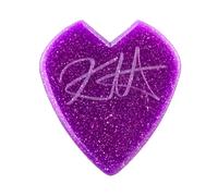 Jim Dunlop 47PKH3NPS Kirk Hammett Purple Sparkle Jazz III Signature Picks, Set of 6 Pieces