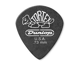 Jim Dunlop 482P.73 Tortex Jazz Player Pack - Pitch Black (Pack of 12)