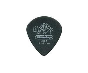 Jim Dunlop 482P1.14 Tortex Jazz Player Pack - Pitch Black (Pack of 12)