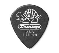 Jim Dunlop 482P 1.35mm Tortex Pitch Jazz III Guitar Pick - Black (Pack of 12)