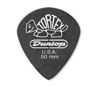 Jim Dunlop 482R.50 Guitar Picks, 0.50 mm, Pitch Black
