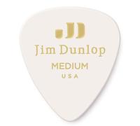 Jim Dunlop 483P01MD Classic Guitar Pick Player Pack - White (Pack of 12)
