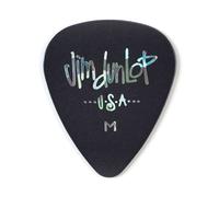 Jim Dunlop 483P03MD Classic Guitar Pick Player Pack - Black (Pack of 12)