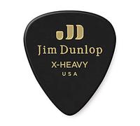 Jim Dunlop 483P03XH Extra Heavy Celluloid Pick Player - Black (Pack of 12)