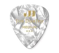 Jim Dunlop 483P04MD Guitar Pick Player Pack -White Pearl