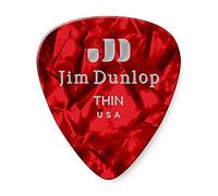 Jim Dunlop 483P09TH Guitar Pick Player Pack - Red Pearl (Pack of 12)