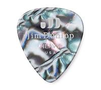 Dunlop 483 Picks GENUINE CELLULOID CLASSIC abalone, Heavy