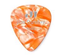 JIM DUNLOP 483R08TH Genuine Celluloid Orange Pearloid Thin 12/Player's Pack