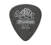 Dunlop Entertainment Plectrums Tortex Standard - Pitch Black 0.88 mm (Pack of 12)