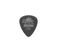 Jim Dunlop 488P1.0 Tortex Standard Player Pack - Pitch Black (Pack of 12)
