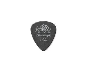 Jim Dunlop 488P1.0 Tortex Standard Player Pack - Pitch Black (Pack of 12)