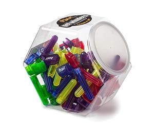 Jim Dunlop 50/Pc Gel Winders Assorted Colours Jar - Guitar String Winders - Unisex-Adults