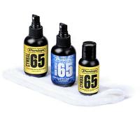JIM DUNLOP | 6400 Formula 65 Cymbal And Drum Care Kit, Cleaning and Care Product for Drums and Cymbals, Includes 3 Formula 65 Products and a Cloth